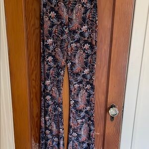 Floral Paisley Print Women's Pants